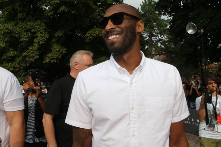 Kobe Bryant a Reggio Emilia nel luglio del 2016 (Foto Artioli)
