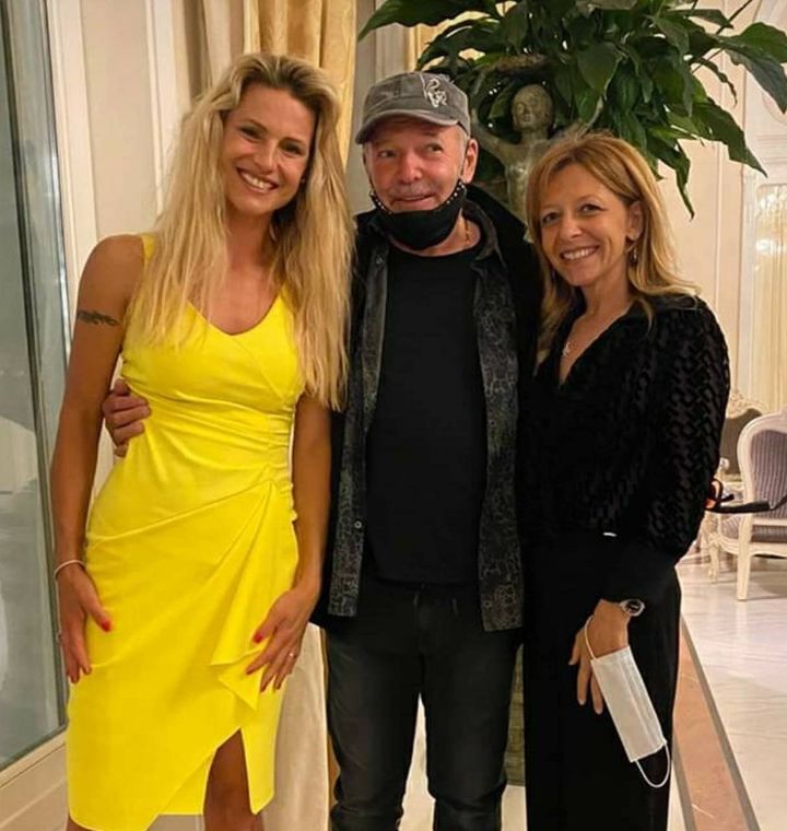La Hunziker e Vasco Rossi al Grand Hotel con Paola Batani
