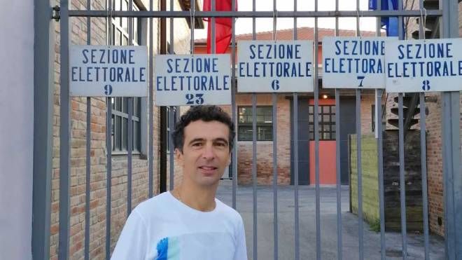 Alberto Cicarè, candidato sindaco Macerata per  Strada Comune e Potere al Popolo (foto Sentimenti)