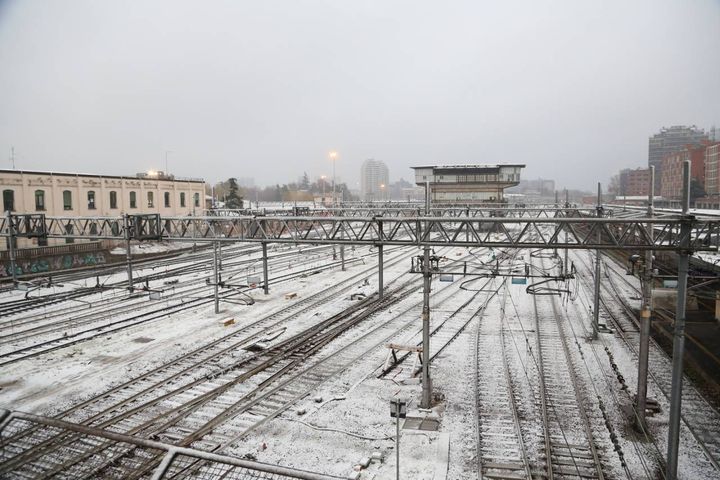 Neve in stazione (FotoSchicchi)