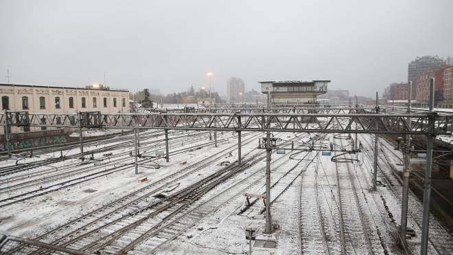 Neve in stazione (FotoSchicchi)