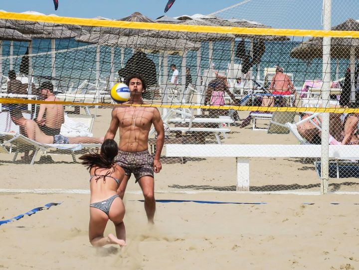 Si gioca anche a beach volley