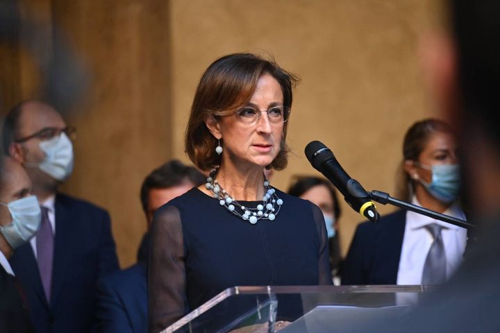 La ministra della Giustizia Marta Cartabia alla commemorazione del 2 agosto (Fotoschicchi)