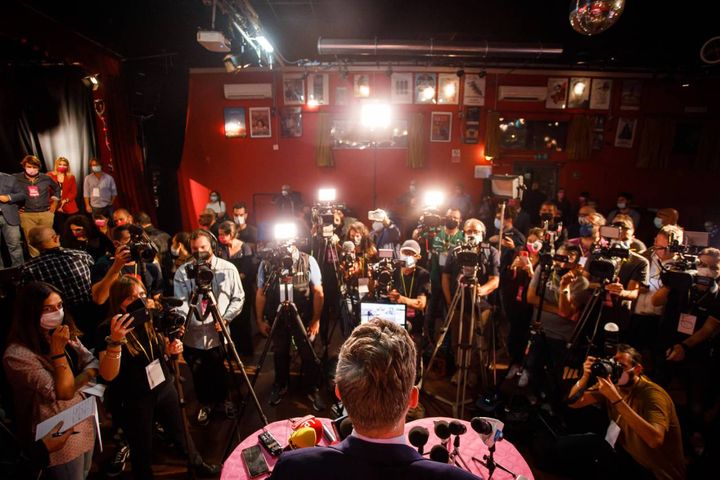 La conferenza stampa (foto Schicchi)