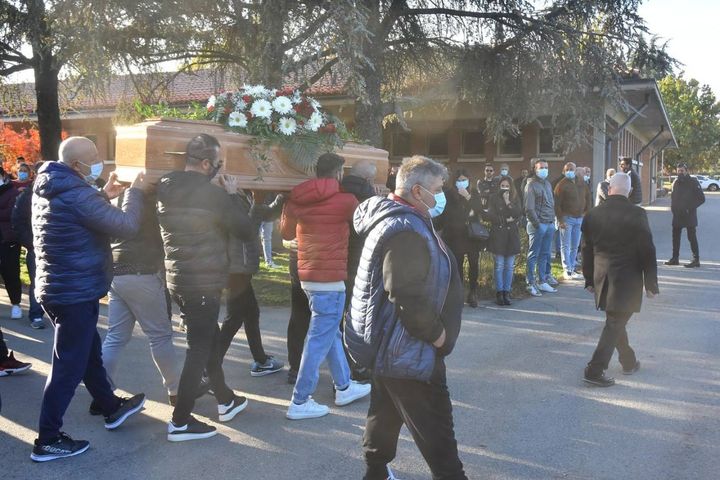 Il funerale di Salvatore Silipo (foto Artioli)