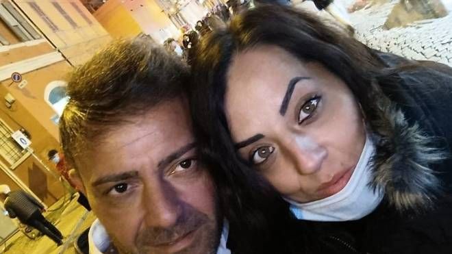 Smantha Migliore con il marito Antonio Bevilacqua