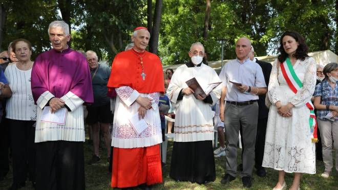 ''Quest’anno la Madonna di San Luca viene a portare un messaggio di pace e solidarietà'', ha detto il cardinale Zuppi (foto Schicchi)