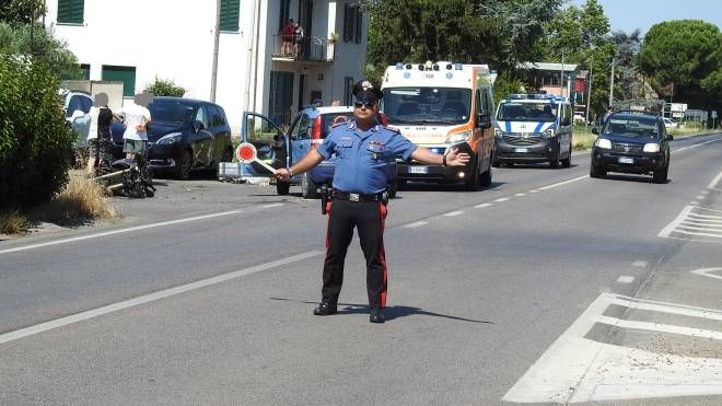 A regolare la viabilità sono stati i Carabinieri e la locale Protezione Civile (Scardovi)