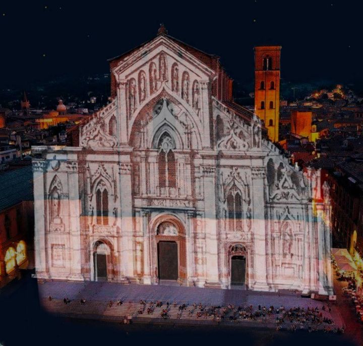 Video Mapping sulla facciata di San Petronio (Foto Bologna Festival)