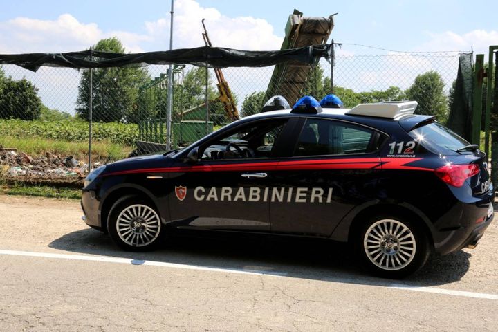 i carabinieri alla chiusa dell'Adigetto