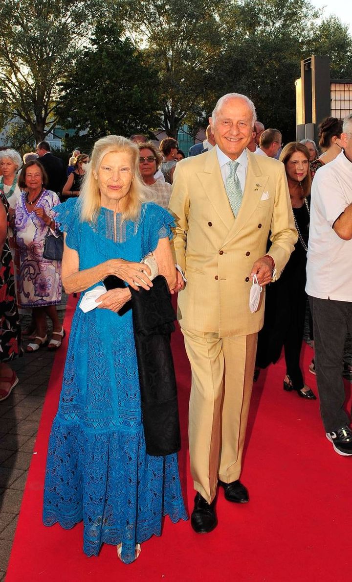 Giorgio Girelli e la moglie (foto Toni)
