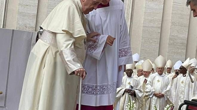 Papa Bergoglio ha celebrato la cerimonia per Luciani