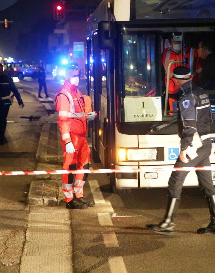 Tragedia a Cesena, bimbo travolto e ucciso dall'autobus (foto Ravaglia)