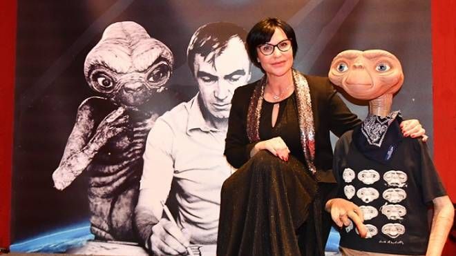 Daniela Rambaldi con E.T. (Foto Concolino)