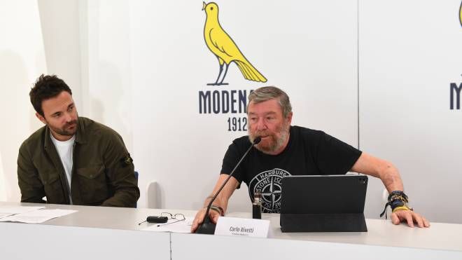 Conferenza stampa per il nuovo logo del Modena calcio
