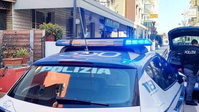 Controlli della polizia a Rimini