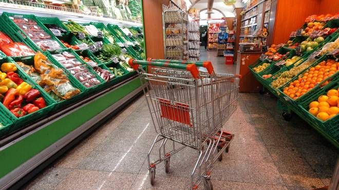 Un supermercato, foto generica
