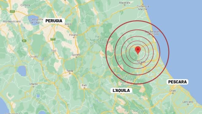 Terremoto e paura oggi 22 settembre 2022 nelle Marche, epicentro nel Piceno
