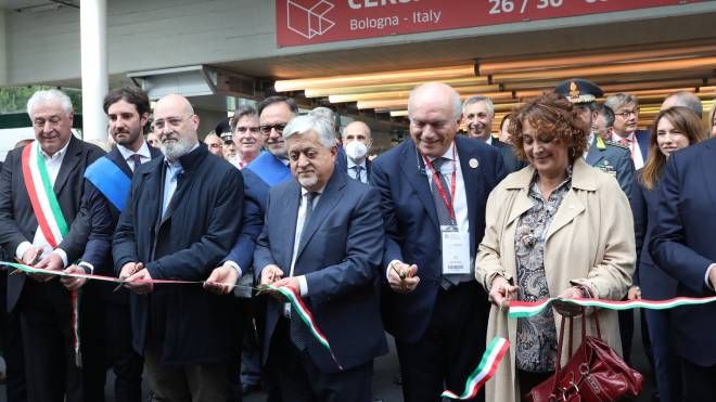 Bologna, l'inaugurazione del Cersaie