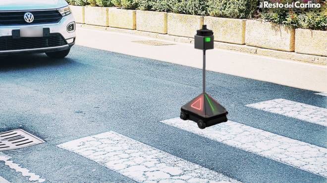 Arriva il robottino che aiuta ad attraversare la strada